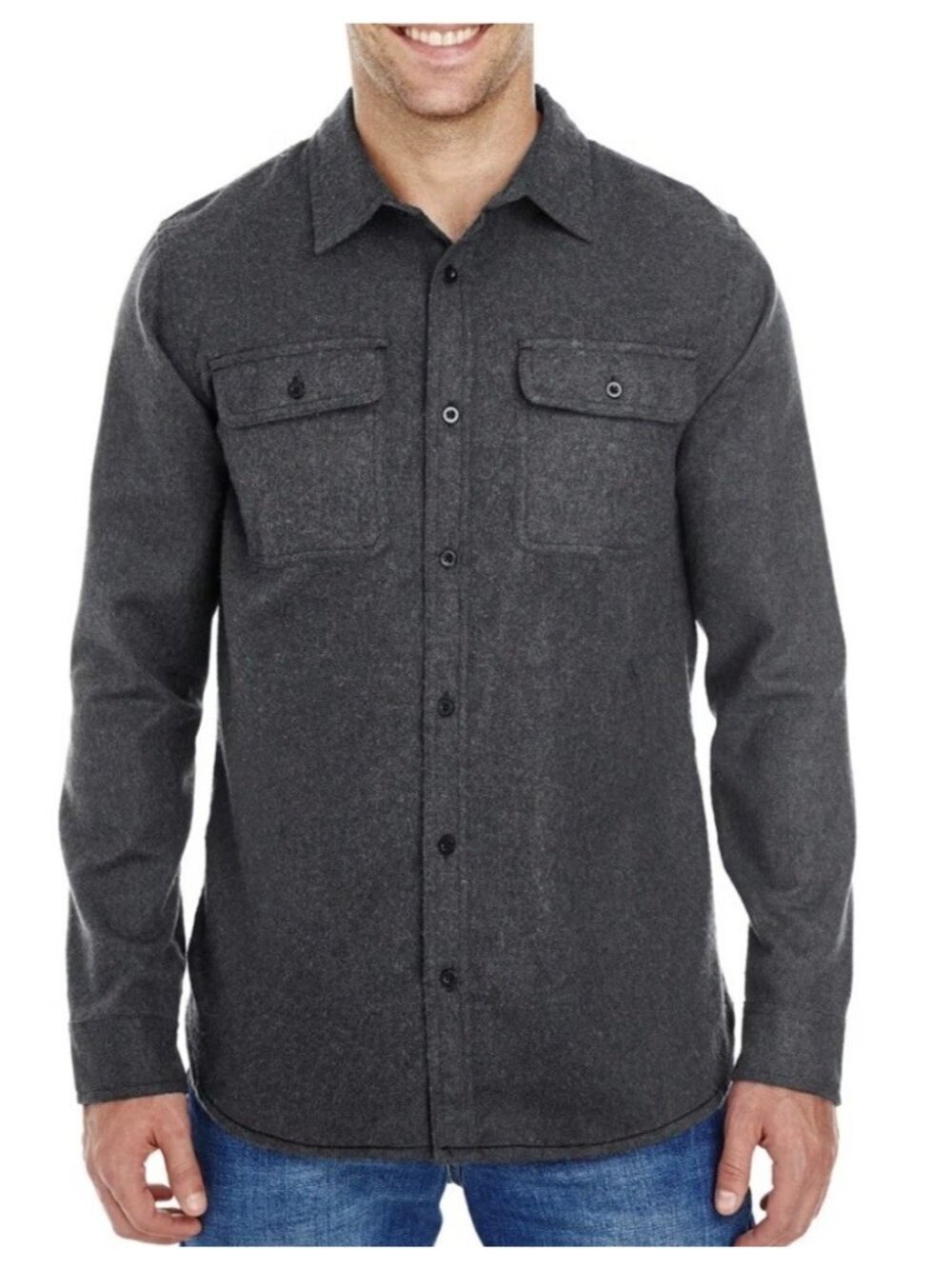 NWT Grizzly Mountain Men's M Flannel Shirt Long Sleeve Button-Up